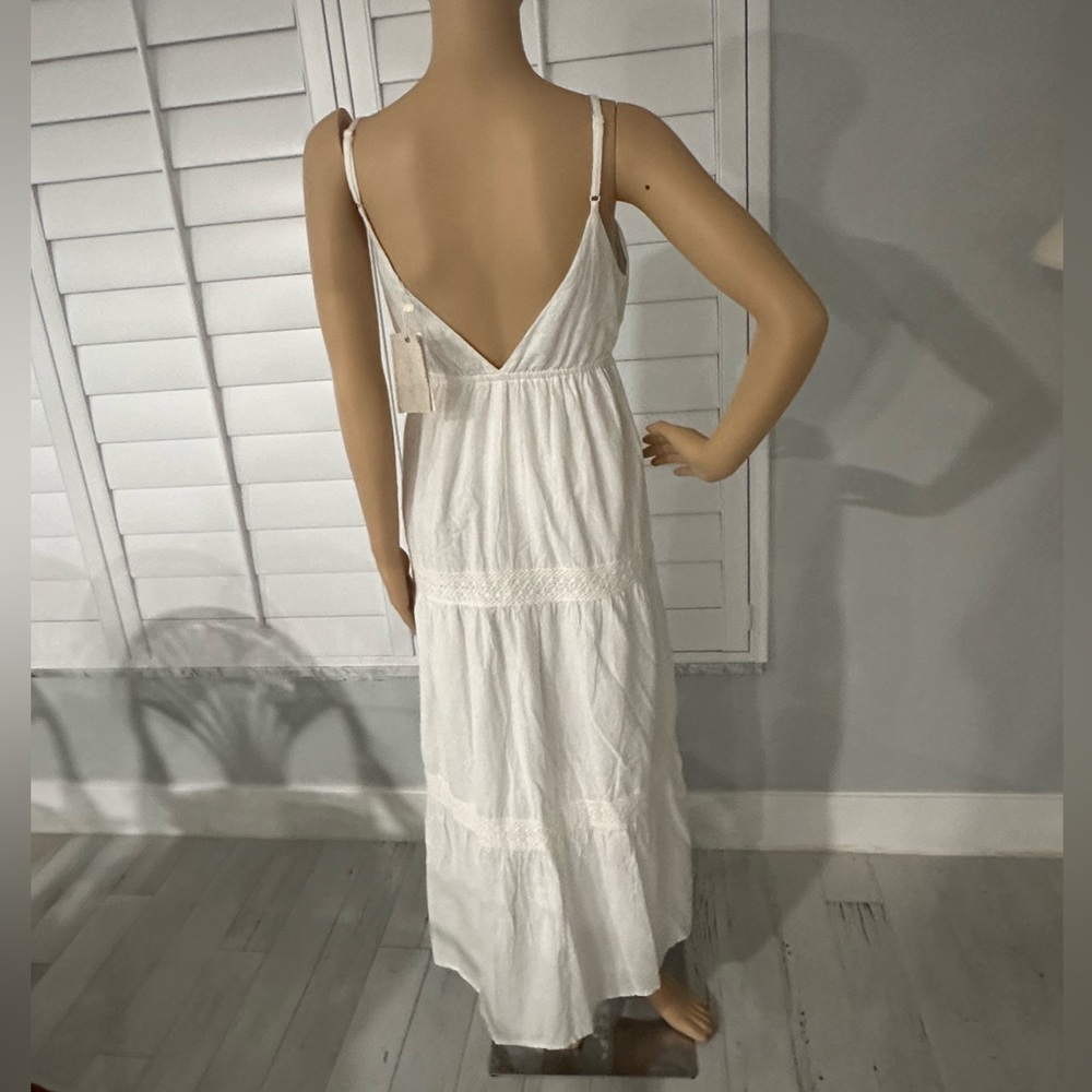 New Sim& Sam Women’s Dress Linen Blend size XS color multi